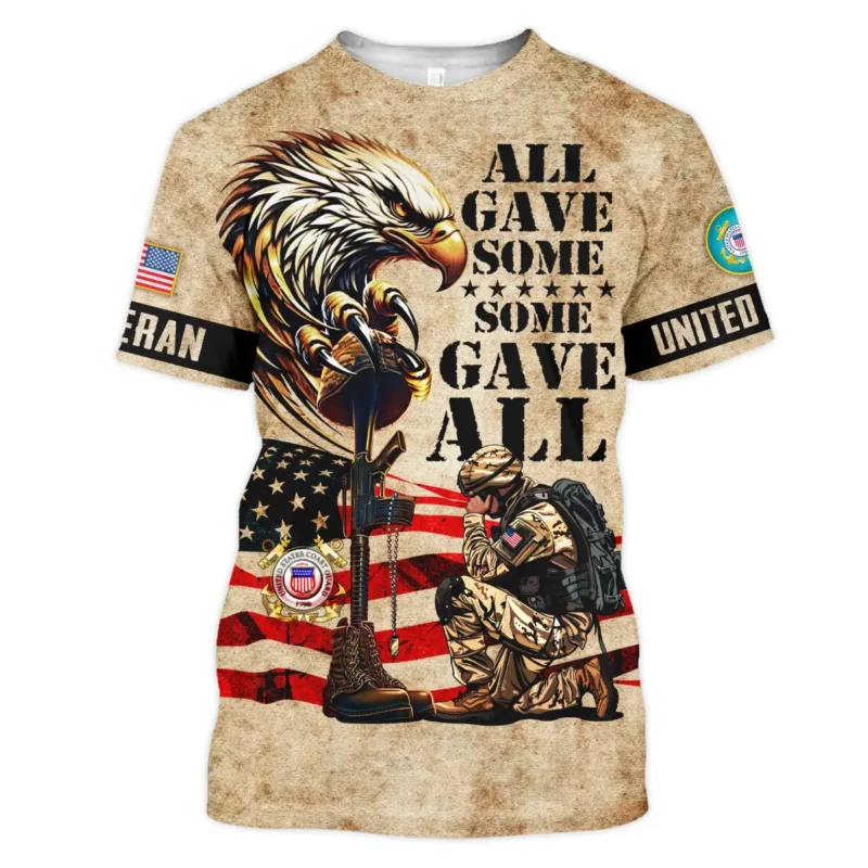 Honor The Fallen All Gave Some Some Gave All U.S. Coast Guard All Over Prints BLVTR19924A3CGTS - T Shirt