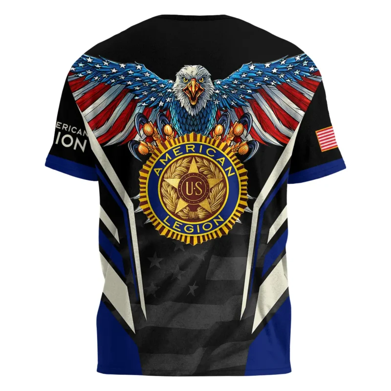 Eagle And American Legion United States Veteran All Over Prints BLVET24924A1TS - T Shirt