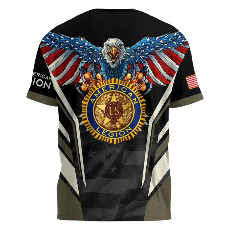 Eagle And American Legion United States Veteran All Over Prints BLVET24924A4TS - T Shirt