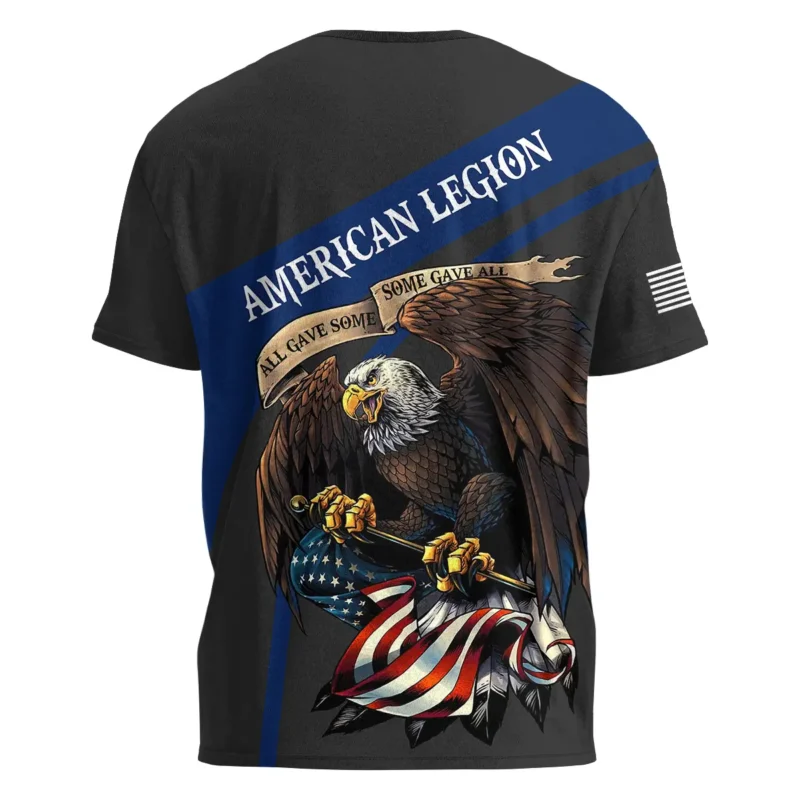 Proudly Served All Gave Some SGA American Legion United States Veteran All Over Prints BLVET24924C1TS - T Shirt