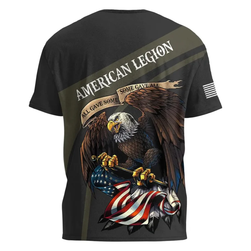 Proudly Served All Gave Some SGA American Legion United States Veteran All Over Prints BLVET24924C3TS - T Shirt