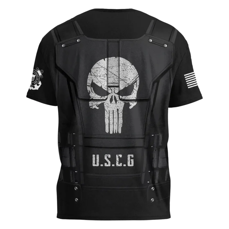 Punisher Skull U.S. Coast Guard All Over Prints BLVTR18924A1CGTS - T Shirt