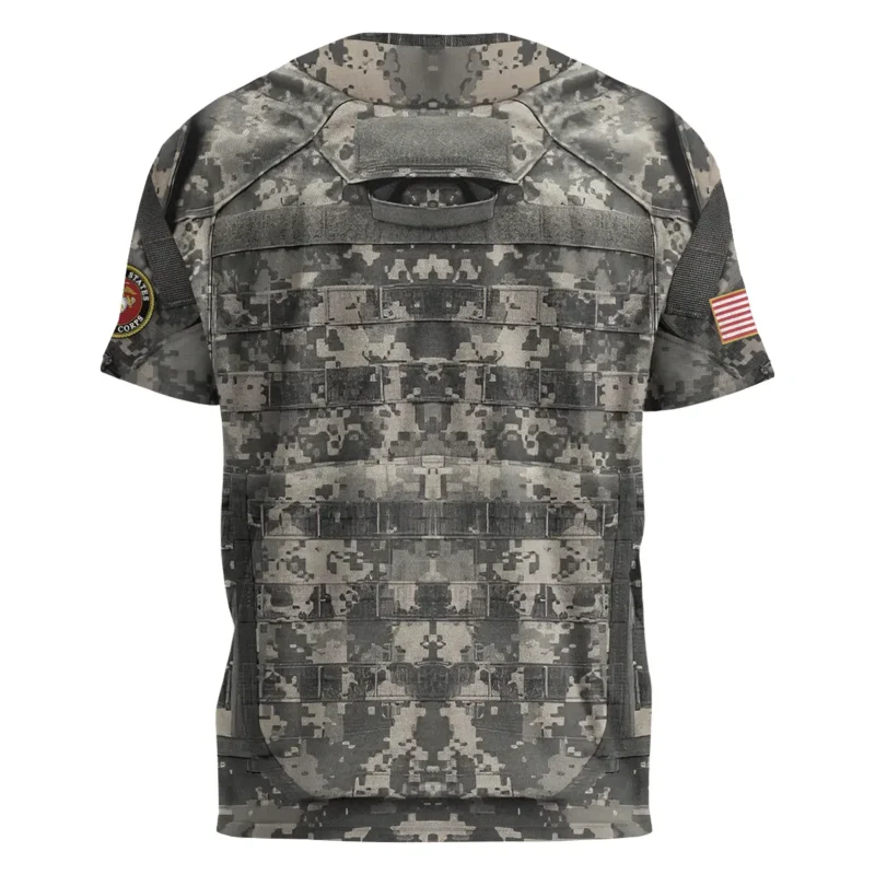 Uniform Camo Pattern U.S. Marine Corps All Over Prints BLVTR18924A2MCTS - T Shirt