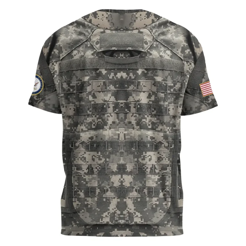 Uniform Camo Pattern U.S. Navy All Over Prints BLVTR18924A2NVTS - T Shirt