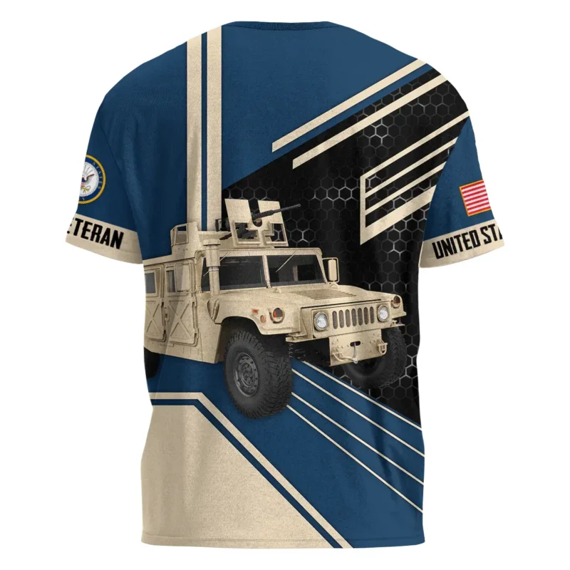 Military Trucks U.S. Navy All Over Prints BLVTR19924A1NVTS - T Shirt