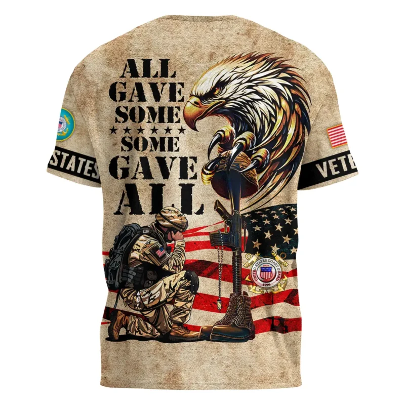 Honor The Fallen All Gave Some Some Gave All U.S. Coast Guard All Over Prints BLVTR19924A3CGTS - T Shirt