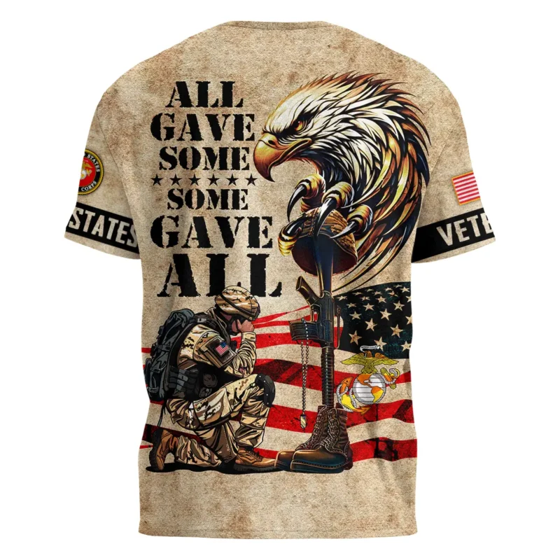 Honor The Fallen All Gave Some Some Gave All U.S. Marine Corps All Over Prints BLVTR19924A3MCTS - T Shirt