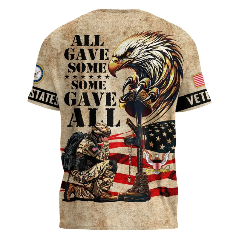 Honor The Fallen All Gave Some Some Gave All U.S. Navy All Over Prints BLVTR19924A3NVTS - T Shirt