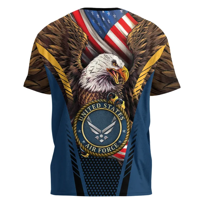 Eagle And Flag U.S. Air Force All Over Prints BLVTR20924A3AFTS - T Shirt