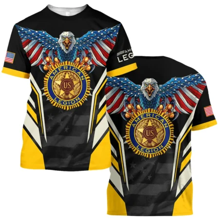 Eagle And American Legion United States Veteran All Over Prints BLVET24924A3TS - T Shirt