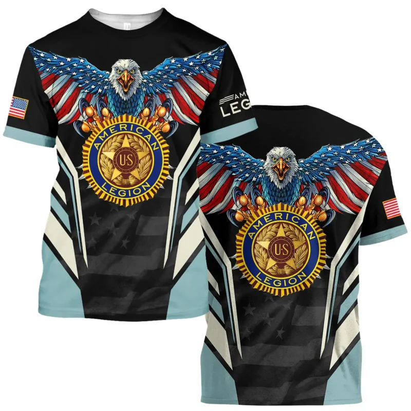 Eagle And American Legion United States Veteran All Over Prints BLVET24924A5TS - T Shirt