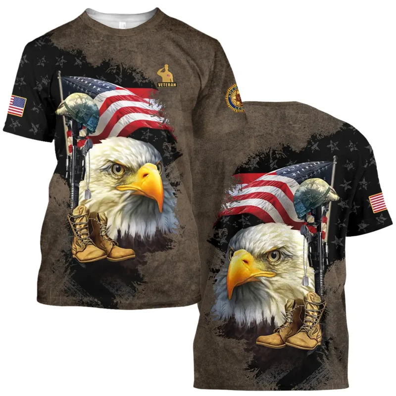 Eagle Helmet Boots American Legion United States Veteran All Over Prints BLVET24924E3TS - T Shirt