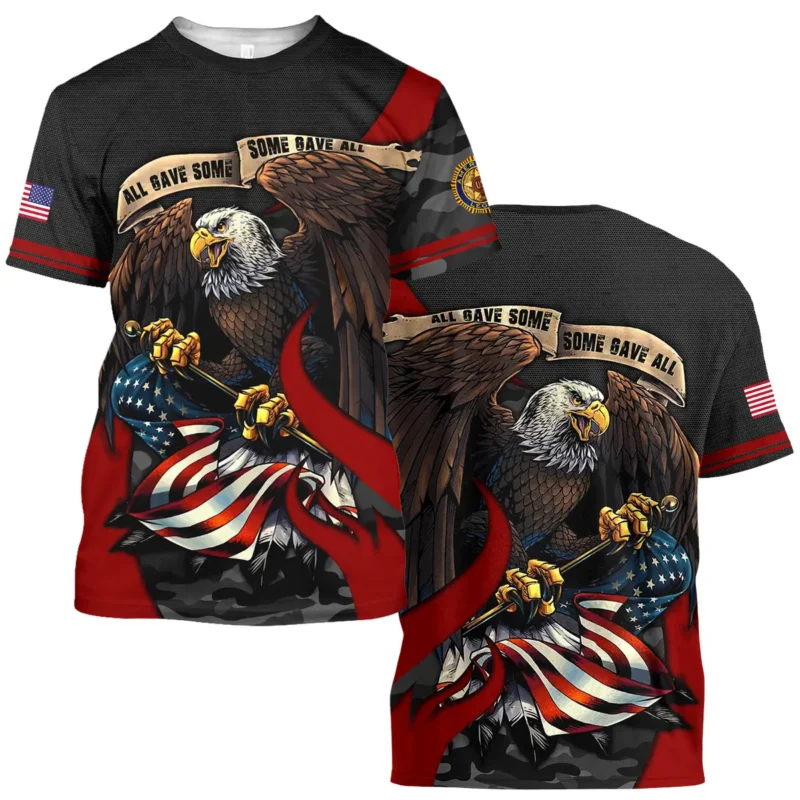 All Gave Some Some Gave All American Legion United States Veteran All Over Prints BLVET24924F2TS - T Shirt