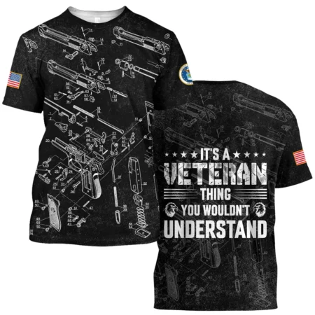 It's A Veteran Thing You Wouldn't Understand Bullet Dissection U.S. Air Force All Over Prints BLVTR21924A1AFTS - T Shirt