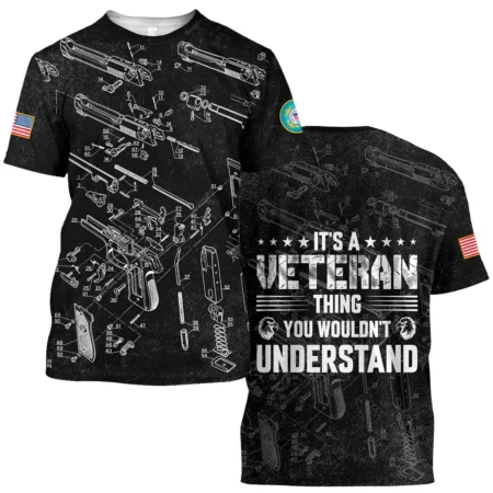 It's A Veteran Thing You Wouldn't Understand Bullet Dissection U.S. Coast Guard All Over Prints BLVTR21924A1CGTS - T Shirt