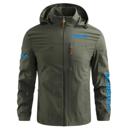 Kobelco Exclusive Logo Waterproof Outdoor Jacket BLCW309A094