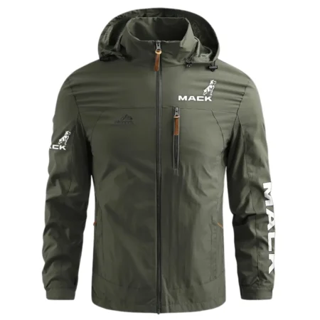 Mack Exclusive Logo Waterproof Outdoor Jacket BLCW309A124