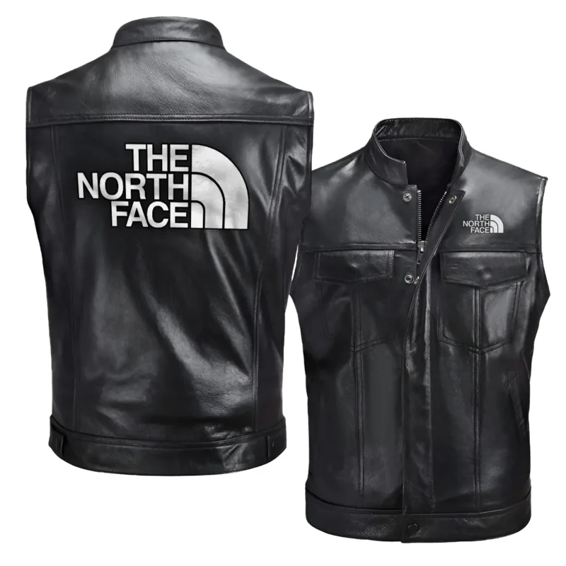 Collection Release The North Face Camping Brand Zipper Sleeveless Leather Jackets BLCP9924A5TNF