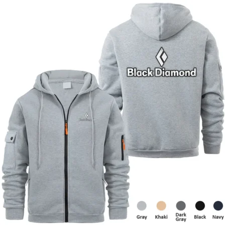 Collection Release Black Diamond Camping Brand Full Zipper Hoodie BLCP9924A6BD