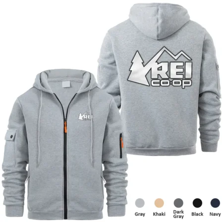 Collection Release REI Recreational Equipment Camping Brand Full Zipper Hoodie BLCP9924A6REI