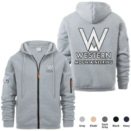 Collection Release Western Mountaineering Camping Brand Full Zipper Hoodie BLCP9924A6WM