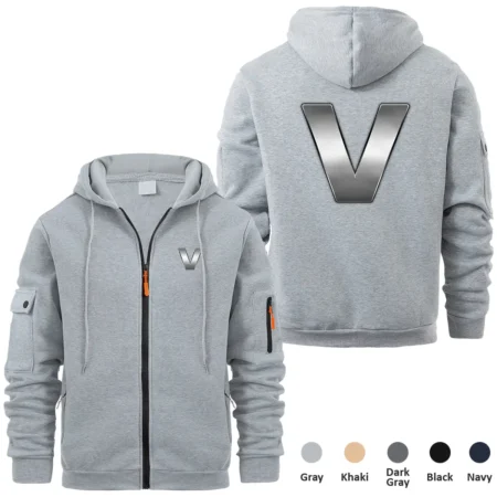 Collection Release Valtra Brand Agricultural and Craftwork Full Zipper Hoodie BLF15924A106