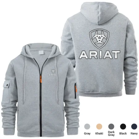 Collection Release Ariat Brand Agricultural and Craftwork Farmer Full Zipper Hoodie BLF15924A126