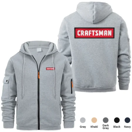 Collection Release Craftsman Brand Agricultural and Craftwork Farmer Full Zipper Hoodie BLF15924A156