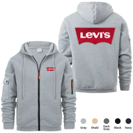 Collection Release Levis Brand Agricultural and Craftwork Farmer Full Zipper Hoodie BLF15924A196