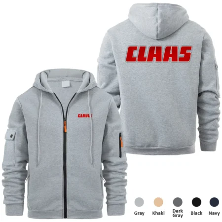 Collection Release Claas Brand Agricultural and Craftwork Full Zipper Hoodie BLF15924A26