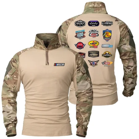 Collection Release Nascar Cup Series Patchable Military Combat Shirt Long Sleeve BLNCS12924A7