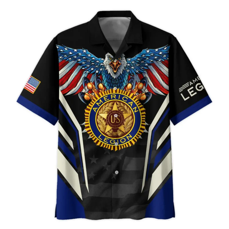 Eagle And American Legion United States Veteran All Over Prints BLVET24924A1HW - Hawaiian Shirt