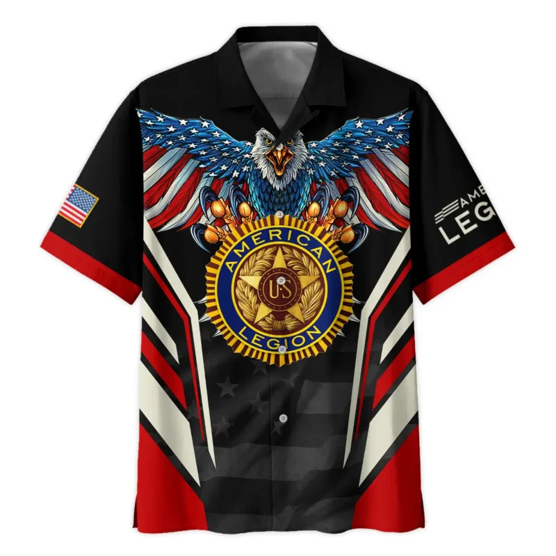 Eagle And American Legion United States Veteran All Over Prints BLVET24924A2HW - Hawaiian Shirt