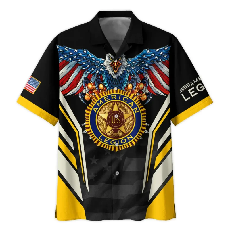 Eagle And American Legion United States Veteran All Over Prints BLVET24924A3HW - Hawaiian Shirt