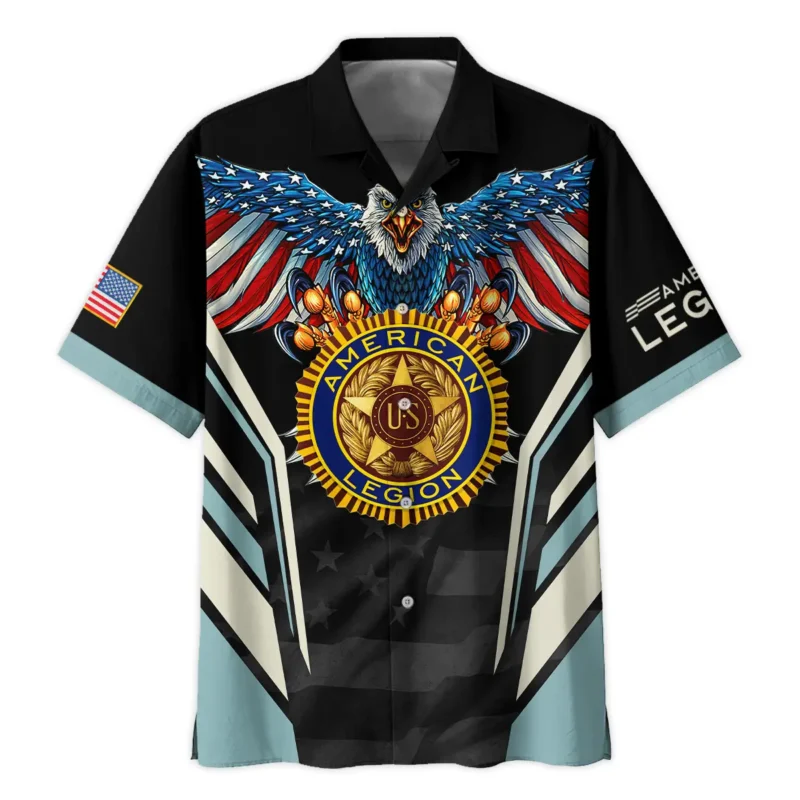 Eagle And American Legion United States Veteran All Over Prints BLVET24924A5HW - Hawaiian Shirt