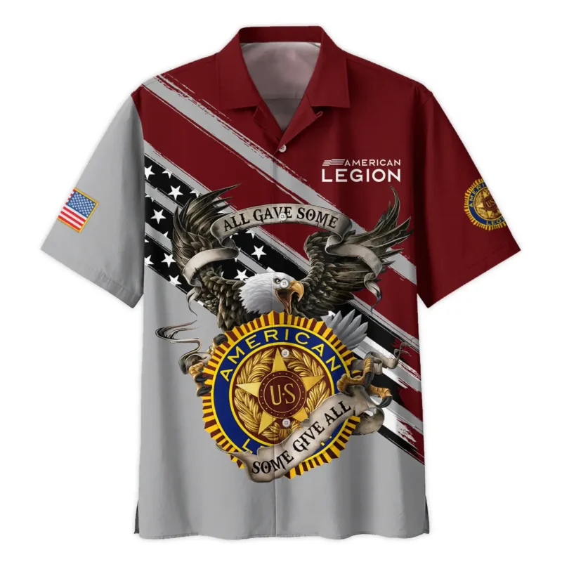 All Gave Some Some Gave All American Legion United States Veteran All Over Prints BLVET24924B2HW - Hawaiian Shirt