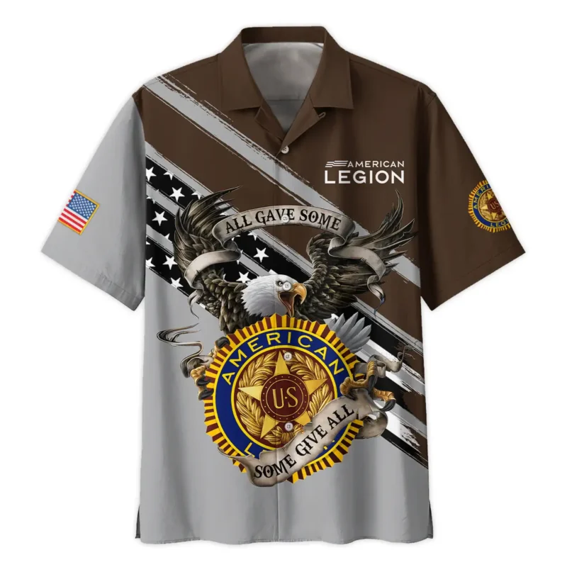 All Gave Some Some Gave All American Legion United States Veteran All Over Prints BLVET24924B3HW - Hawaiian Shirt