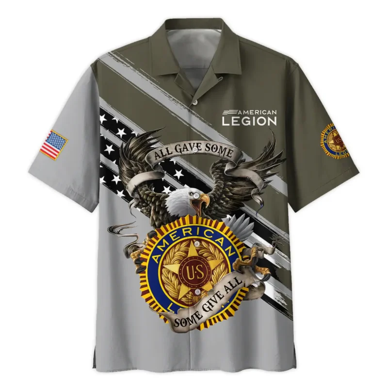 All Gave Some Some Gave All American Legion United States Veteran All Over Prints BLVET24924B4HW - Hawaiian Shirt