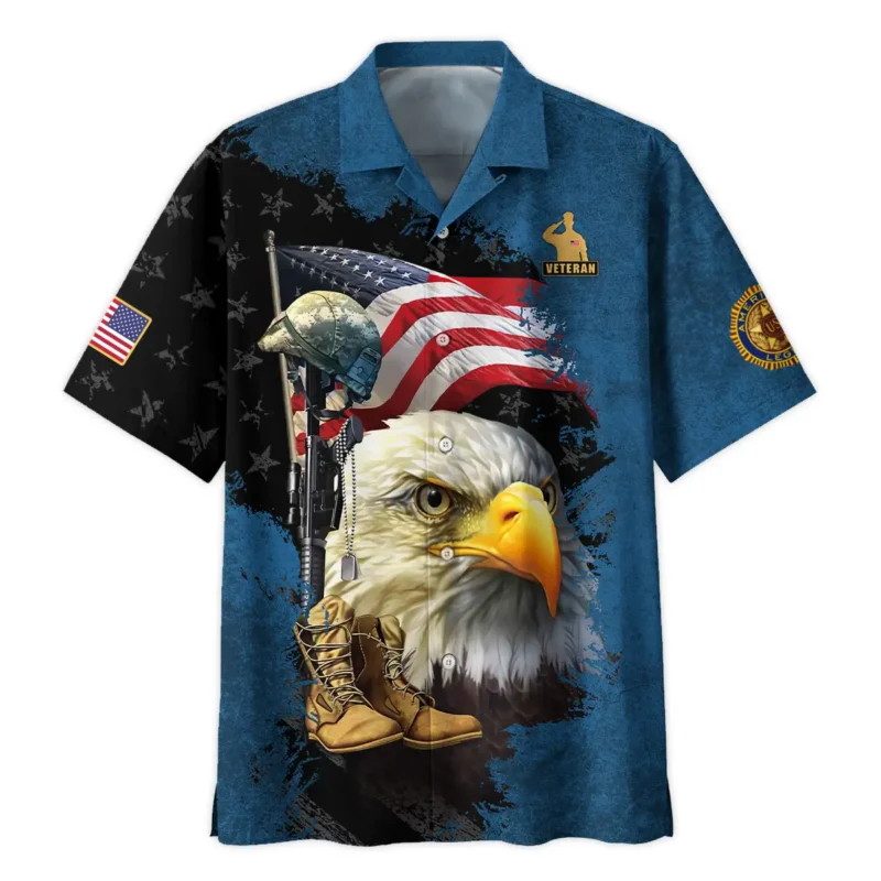 Eagle Helmet Boots American Legion United States Veteran All Over Prints BLVET24924E1HW - Hawaiian Shirt