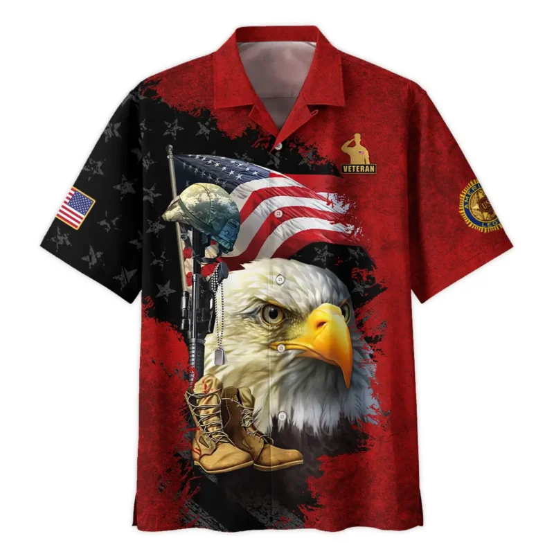 Eagle Helmet Boots American Legion United States Veteran All Over Prints BLVET24924E2HW - Hawaiian Shirt