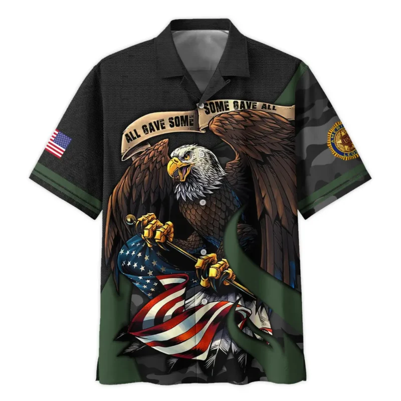 All Gave Some Some Gave All American Legion United States Veteran All Over Prints BLVET24924F3HW - Hawaiian Shirt