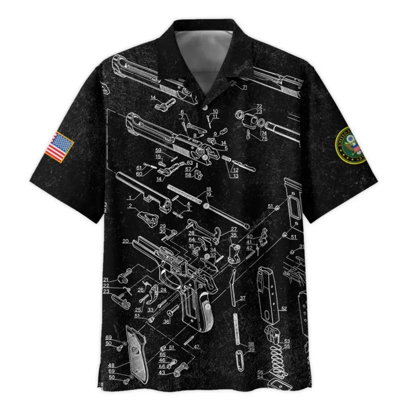 It's A Veteran Thing You Wouldn't Understand Bullet Dissection U.S. Army All Over Prints BLVTR21924A1AMHW - Hawaiian Shirt