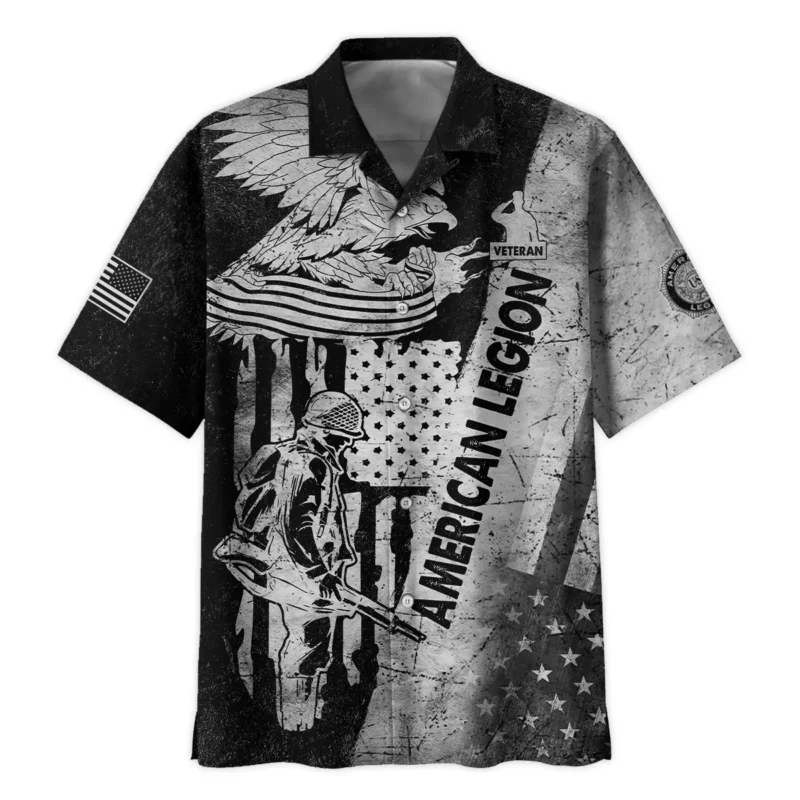 Proudly Served American Legion United States Veteran All Over Prints BLVTR21924A2ALHW - Hawaiian Shirt