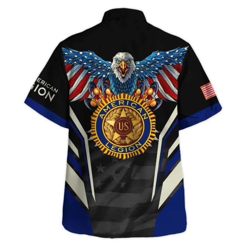 Eagle And American Legion United States Veteran All Over Prints BLVET24924A1HW - Hawaiian Shirt