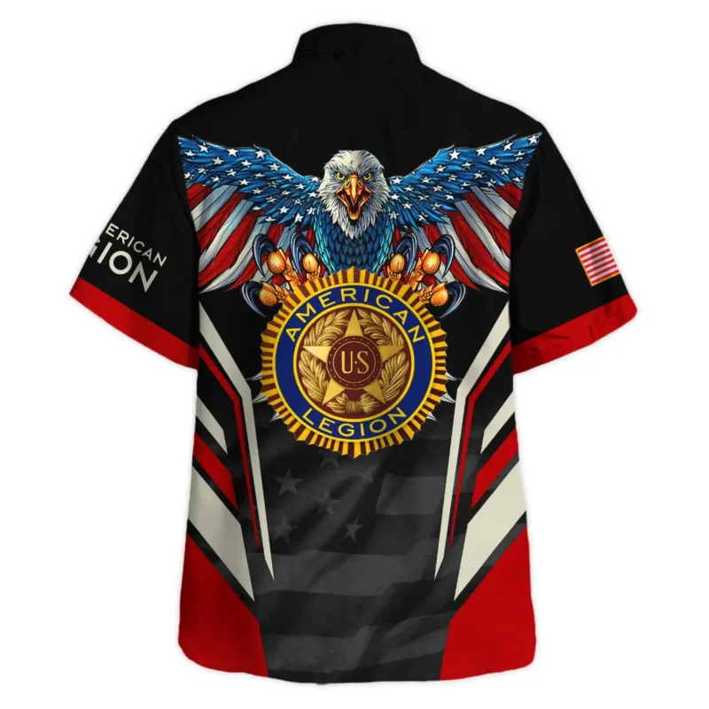 Eagle And American Legion United States Veteran All Over Prints BLVET24924A2HW - Hawaiian Shirt