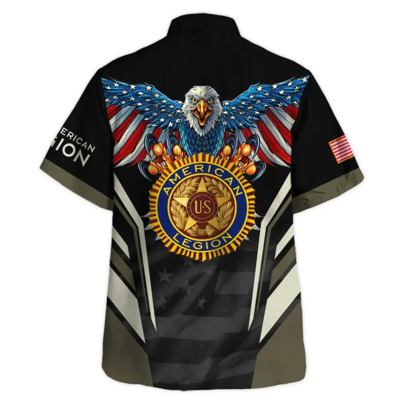 Eagle And American Legion United States Veteran All Over Prints BLVET24924A4HW - Hawaiian Shirt