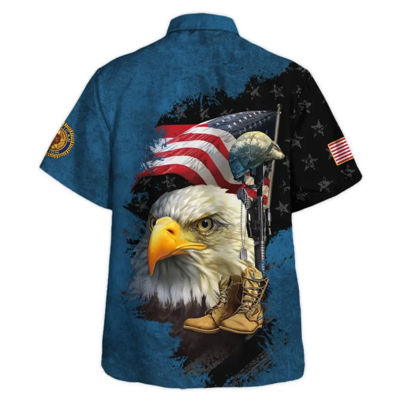 Eagle Helmet Boots American Legion United States Veteran All Over Prints BLVET24924E1HW - Hawaiian Shirt