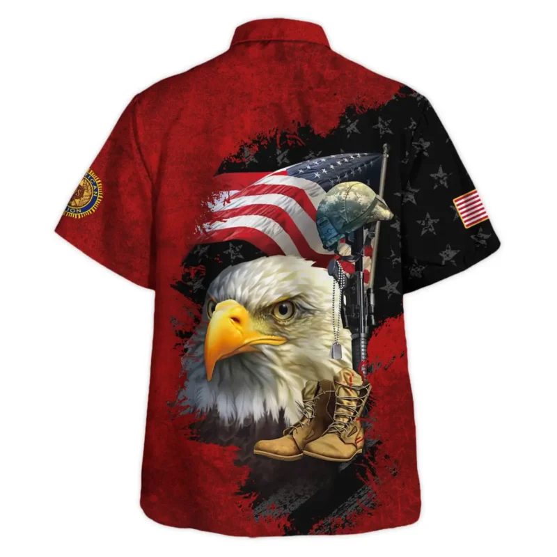 Eagle Helmet Boots American Legion United States Veteran All Over Prints BLVET24924E2HW - Hawaiian Shirt