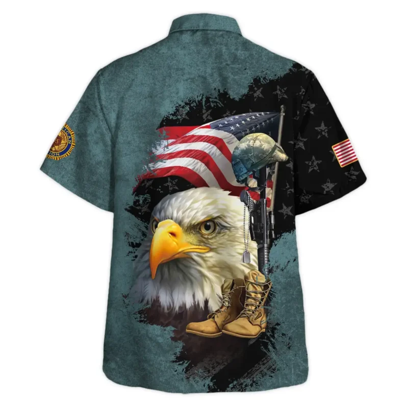 Eagle Helmet Boots American Legion United States Veteran All Over Prints BLVET24924E5HW - Hawaiian Shirt