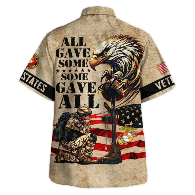 Honor The Fallen All Gave Some Some Gave All U.S. Marine Corps All Over Prints BLVTR19924A3MCHW - Hawaiian Shirt